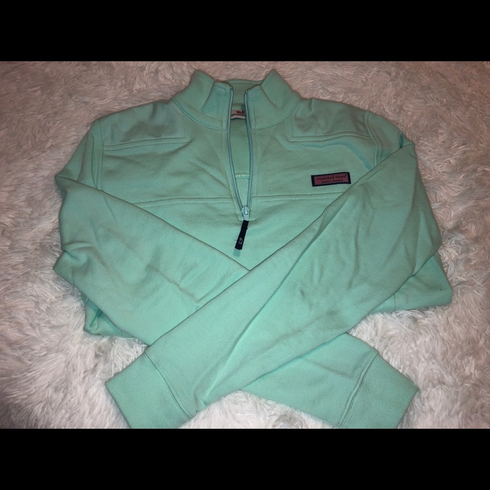 Vineyard Vines Mint Blue Shep Shirt